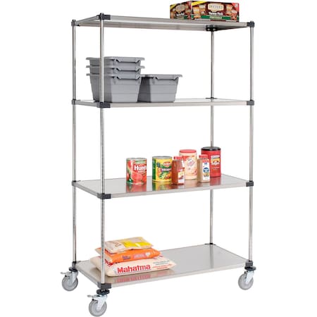 Nexel General Purpose Truck, Steel, 48 in L, 24 in W, 80 in H 585115B